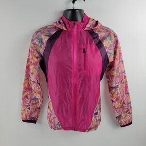 Under Armour Windbreaker run jacket womens Semi-fitted 1103 Pink heat gear‎